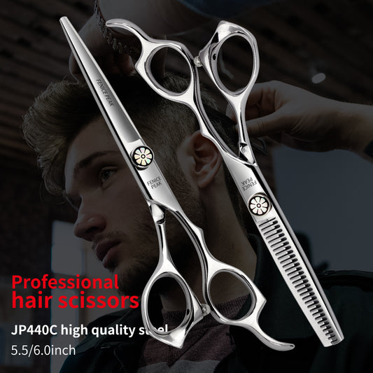 Professional 8-in-1 Hair Cutting & Thinning Scissors Set, 5.5/6 Inch Barber Hairdressing Shears