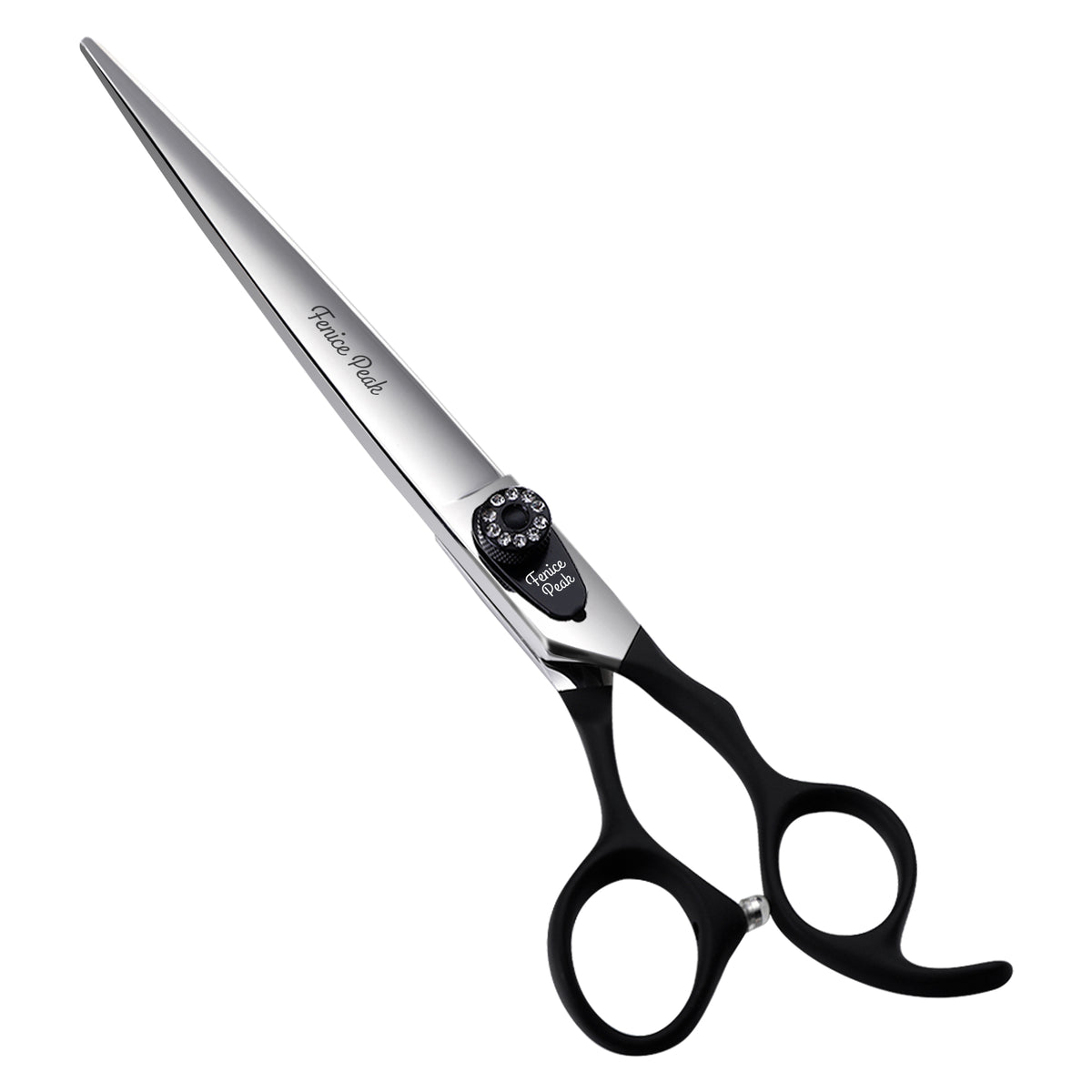 Black Dog Grooming Scissors & Sets, Straight, Curved, Thinner & Chunker, 7/7.5/8 Inch, Japanese 440C Steel