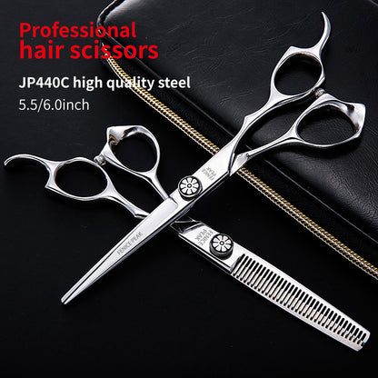 Professional 8-in-1 Hair Cutting & Thinning Scissors Set, 5.5/6 Inch Barber Hairdressing Shears
