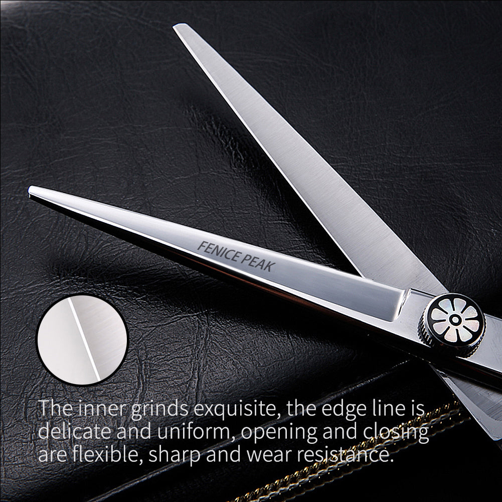 Professional 8-in-1 Hair Cutting & Thinning Scissors Set, 5.5/6 Inch Barber Hairdressing Shears