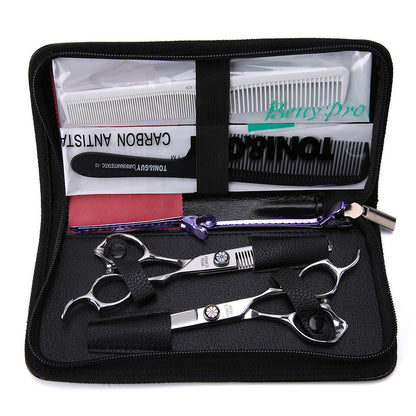 Professional 8-in-1 Hair Cutting & Thinning Scissors Set, 5.5/6 Inch Barber Hairdressing Shears