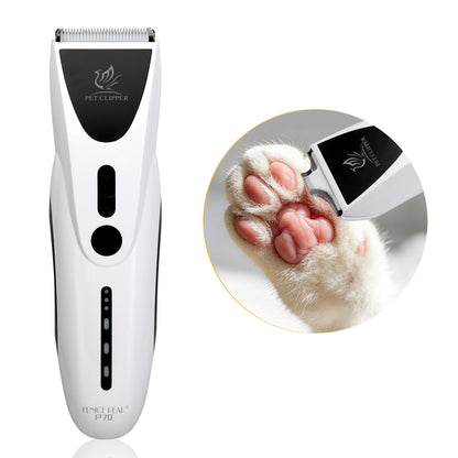 P70 Quiet Dog Grooming Clipper, 2-in-1 Cordless Pet Hair Trimmer, 7-Hour Runtime, 3 Speeds