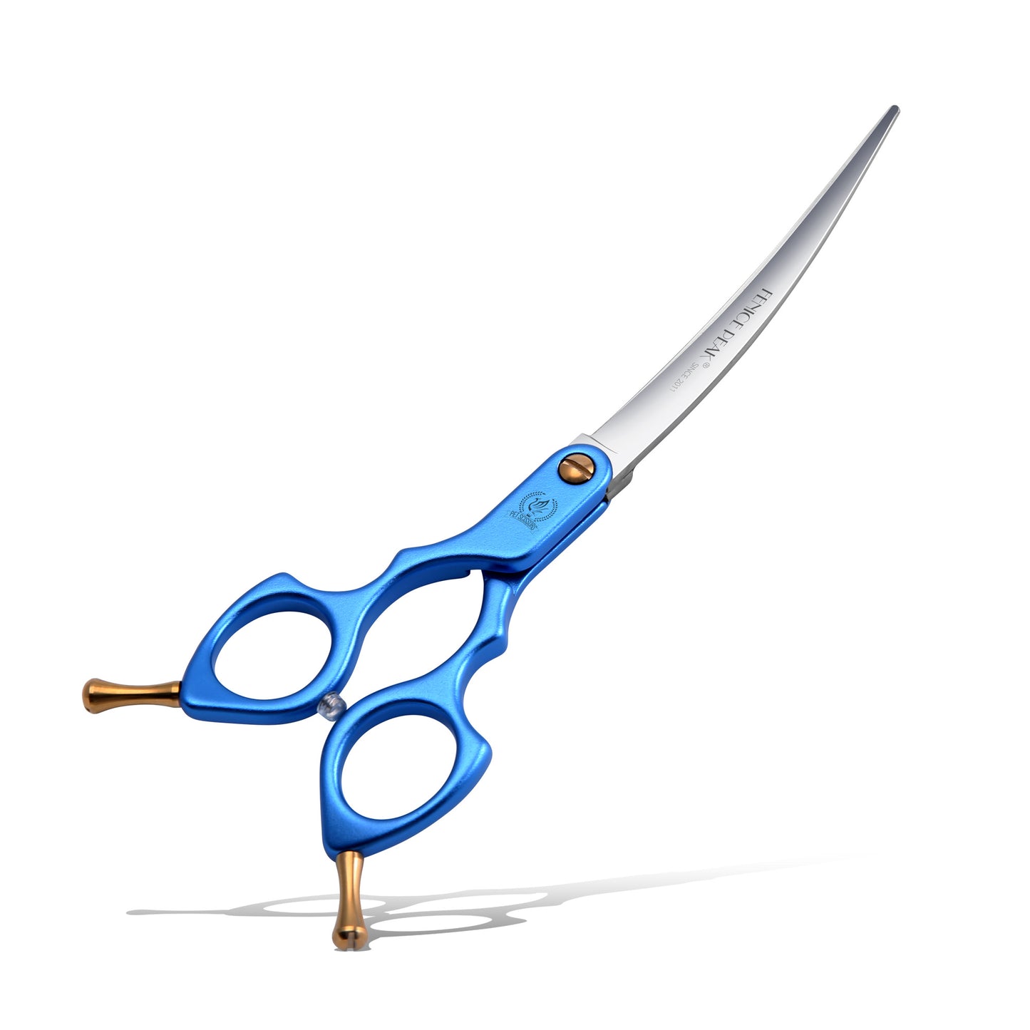 6.5 Inch 35° Super Curved Dog Grooming Scissors, Ultra-Light Japanese VG10 Steel Shears
