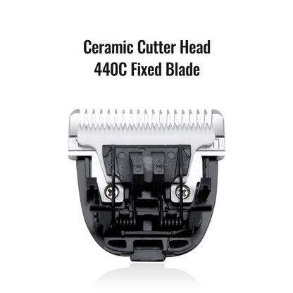 P60 Dog Grooming Clipper, Replacement Blades & Charger, 3-Speed Low Noise Cordless Pet Trimmer