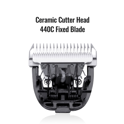 P60 Dog Grooming Clipper, Replacement Blades & Charger, 3-Speed Low Noise Cordless Pet Trimmer