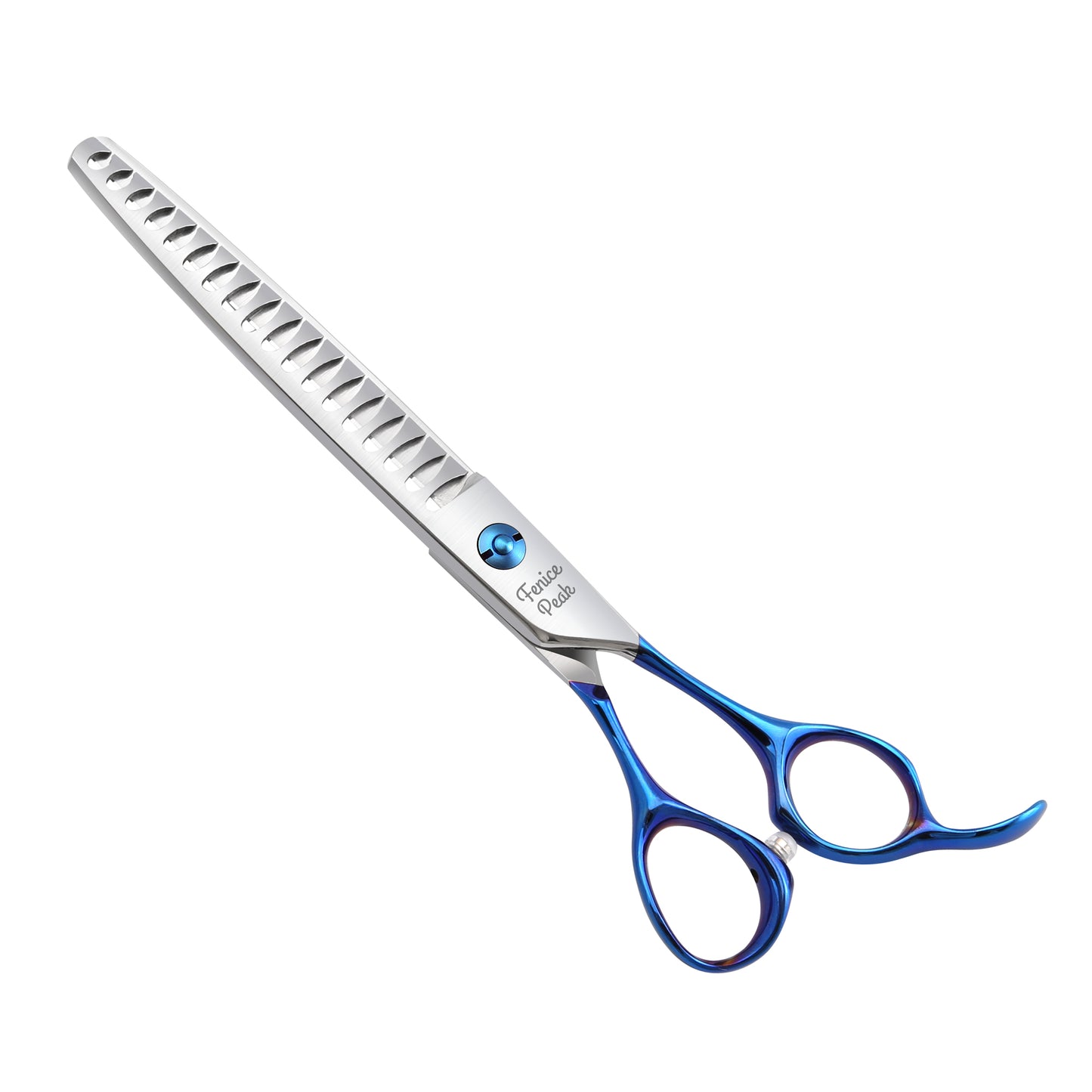 Blue Dog Grooming Scissors & Set, Straight, Curved, Thinner & Chunker, 6.5/7 Inch, 440C Steel