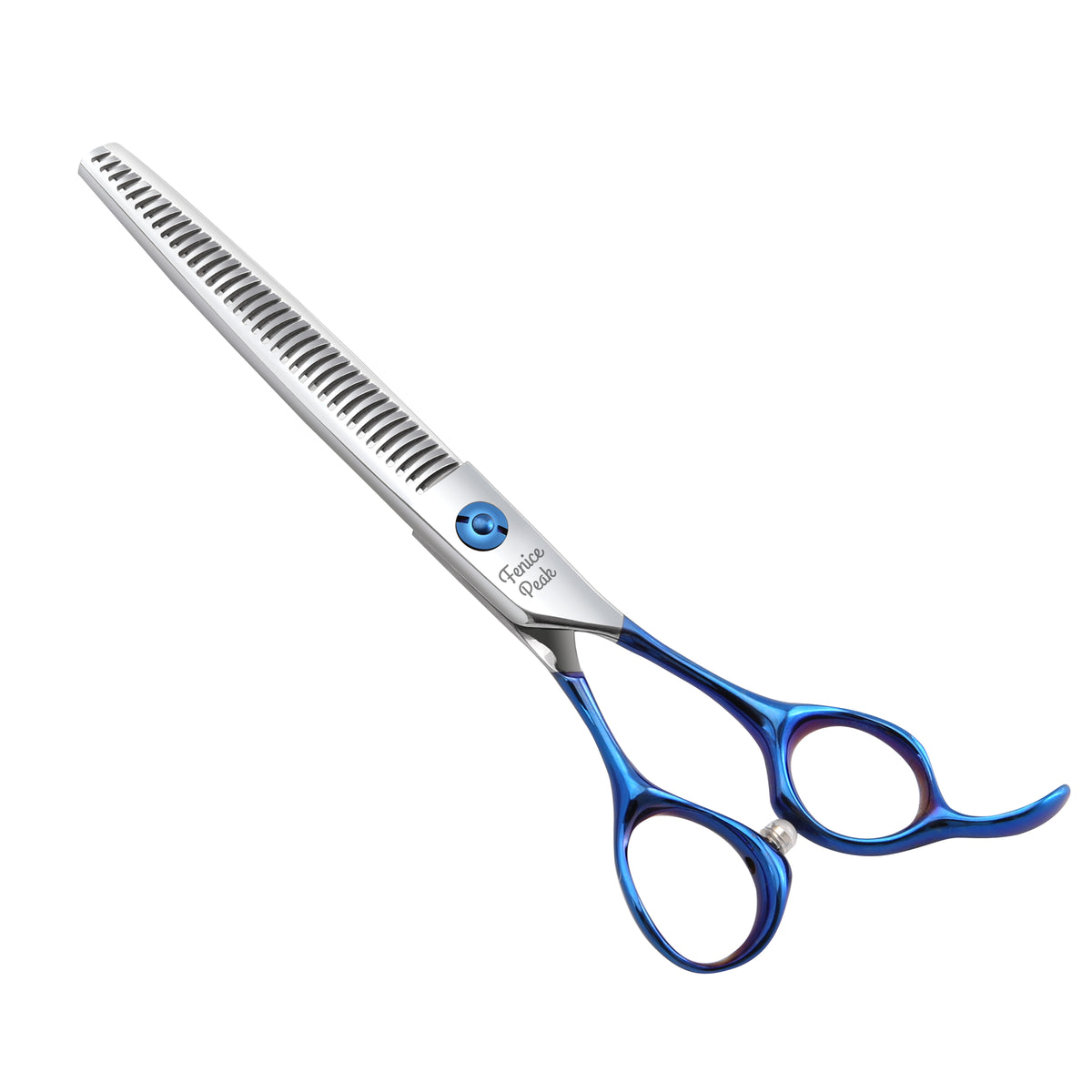 Blue Dog Grooming Scissors & Set, Straight, Curved, Thinner & Chunker, 6.5/7 Inch, 440C Steel