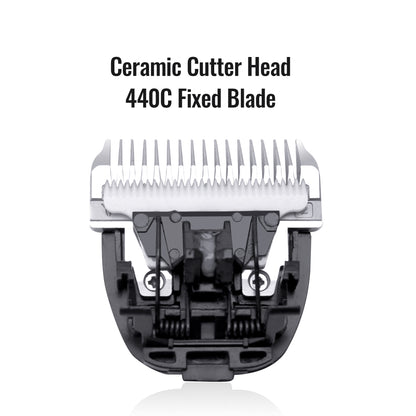 P60 Dog Grooming Clipper, Replacement Blades & Charger, 3-Speed Low Noise Cordless Pet Trimmer