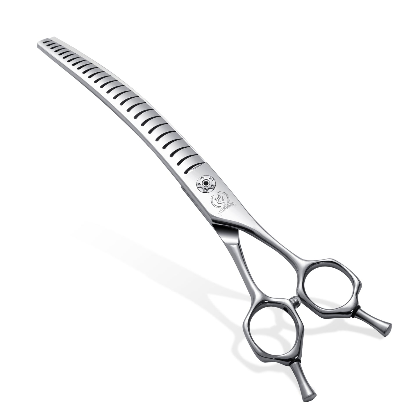 Master Series Curved Dog Grooming Scissors, Thinner, Chunker & Eraser Shears, 7/7.5 Inch, Japanese 440C High-Cobalt Steel