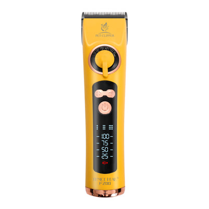F200 Professional Dog Grooming Clipper & Replacement Blade, 12-Hour Runtime, 3-Speed Cordless Pet Trimmer