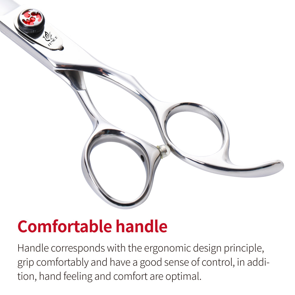 Hair Cutting Scissors, 7/7.5 Inch, Professional 440C Stainless Steel Barber Shears for Men, Women & Children