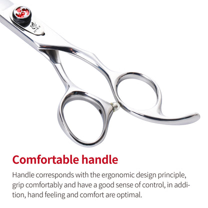 Hair Cutting Scissors, 7/7.5 Inch, Professional 440C Stainless Steel Barber Shears for Men, Women & Children