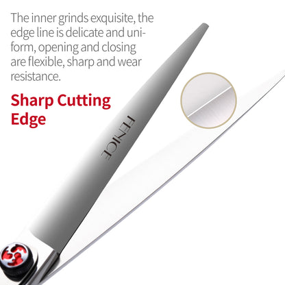 Hair Cutting Scissors, 7/7.5 Inch, Professional 440C Stainless Steel Barber Shears for Men, Women & Children