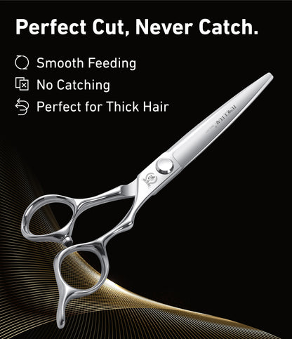 Professional Hair Cutting & Thinning Scissors, 5.5-6.8 Inch, VG10 Japanese Steel, CNC Barber Shears
