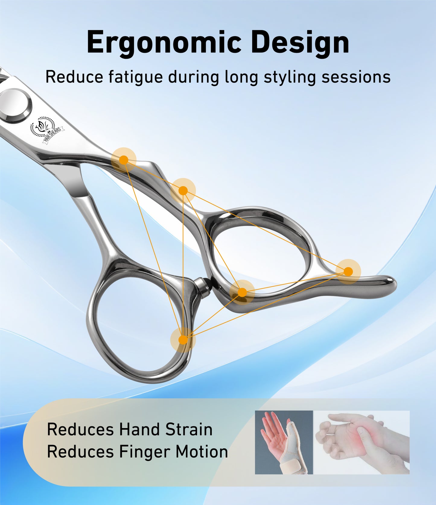 Professional Hair Cutting & Thinning Scissors, 5.5-6.8 Inch, VG10 Japanese Steel, CNC Barber Shears