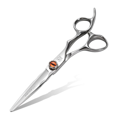 6 Inch Hair Cutting & Thinning Scissors, Japanese 440C High-Cobalt Alloy Steel, Hand-Honed Barber Shears