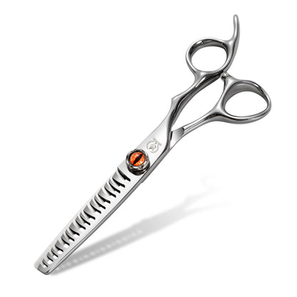 6 Inch Hair Cutting & Thinning Scissors, Japanese 440C High-Cobalt Alloy Steel, Hand-Honed Barber Shears