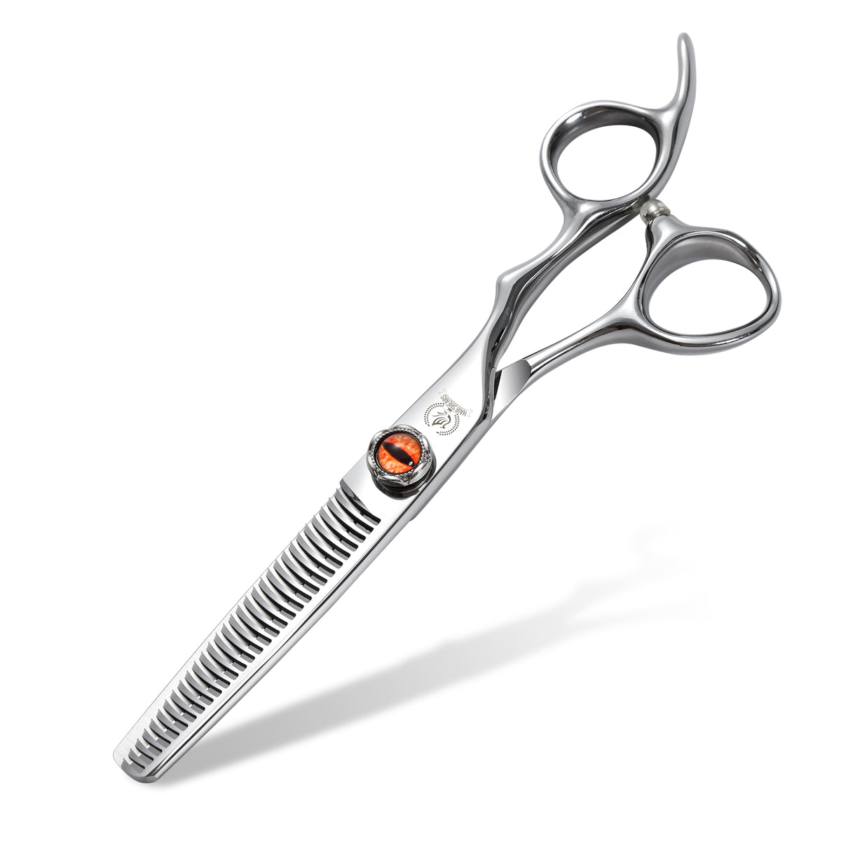 6 Inch Hair Cutting & Thinning Scissors, Japanese 440C High-Cobalt Alloy Steel, Hand-Honed Barber Shears
