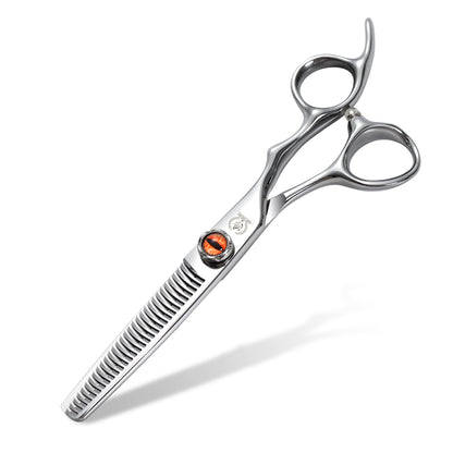 6 Inch Hair Cutting & Thinning Scissors, Japanese 440C High-Cobalt Alloy Steel, Hand-Honed Barber Shears