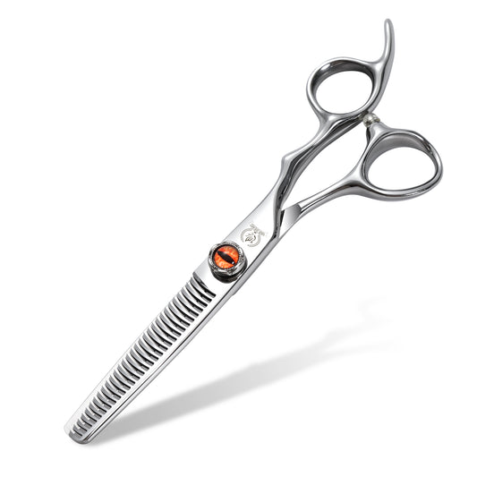 6 Inch Hair Cutting & Thinning Scissors, Japanese 440C High-Cobalt Alloy Steel, Hand-Honed Barber Shears
